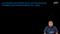 Soal Penentuan Tekanan Total Gas pada Keadaan Setimbang dari Tekanan Parsial Gas