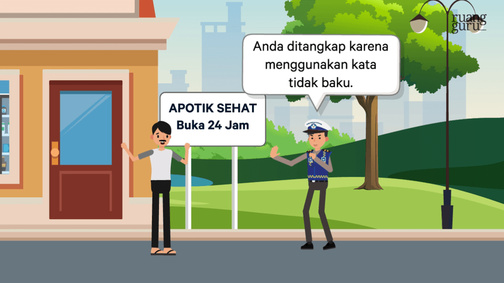 Video Belajar Kata Baku Dan Tidak Baku Pada Teks Laporan Hasil