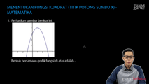 Latihan Soal Parabola ke Fungsi Kuadrat (Titik Puncak)