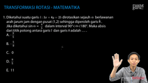 Latihan Soal 7 Transformasi Geometri