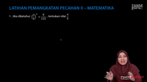 Latihan Soal Pemangkatan Pecahan II