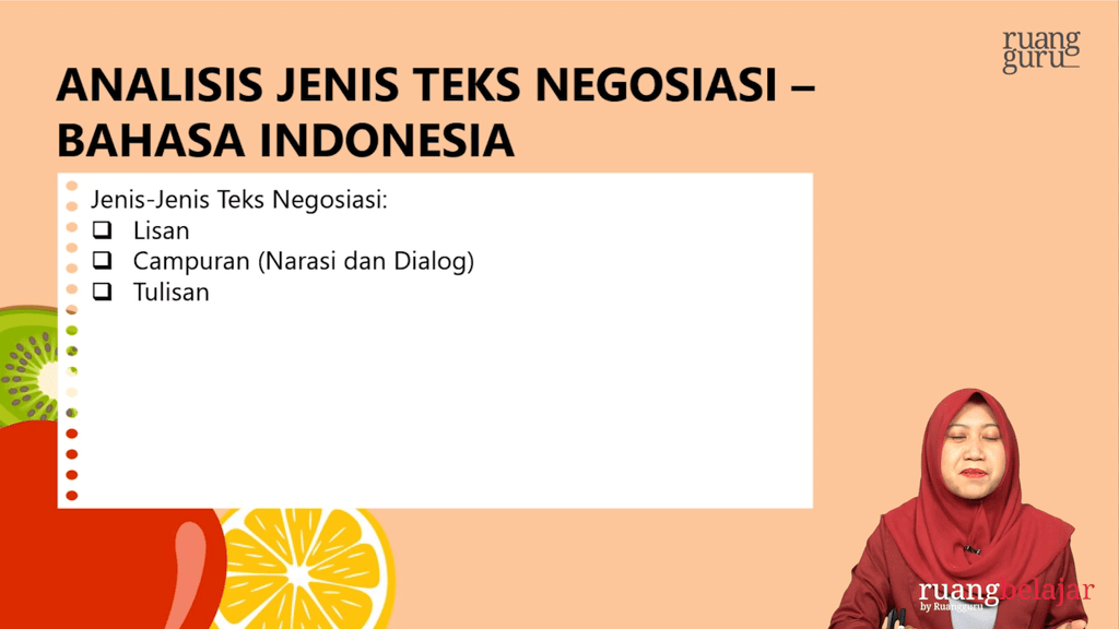 Video Belajar Analisis Jenis-Jenis Teks Negosiasi Bahasa Indonesia ...