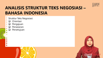 Analisis Struktur Teks Negosiasi