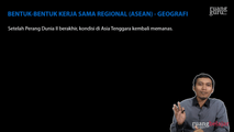 Bentuk-Bentuk Kerja Sama Regional I (ASEAN)