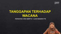 Video 9 Tanggapan terhadap Wacana
