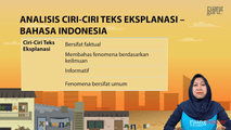 Analisis Ciri Teks Eksplanasi