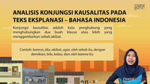 Analisis Konjungsi Kausalitas pada Teks Eksplanasi