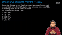 Latihan Hamburan Compton (2)