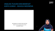 Analisis Tujuan dan Manfaat Karya Ilmiah