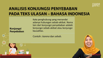 Analisis Konjungsi Penyebaban pada Teks Ulasan