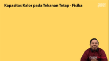 Kapasitas Kalor saat Tekanan Tetap