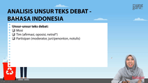 Analisis Unsur Teks Debat