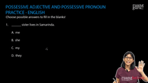 Possessive Adjective and Possessive Pronoun Practice