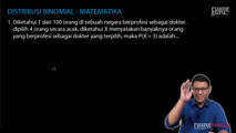 Latihan Soal Distribusi Binomial