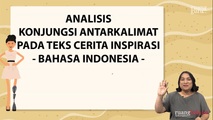Analisis Konjungsi Antarkalimat pada Teks Cerita Inspirasi
