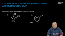 Soal Tata Nama Turunan Benzena dengan Dua Substituen yang Berbeda