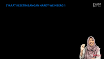 Syarat Kesetimbangan Hardy-Weinberg 1
