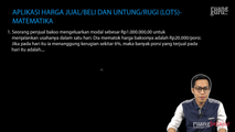 Latihan Soal Aplikasi Harga Jual atau Beli dan Untung atau Rugi (LOTS)