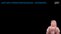 Sifat Operasi Vektor Kolom