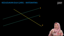 Kedudukan Dua Garis Lurus Saling Sejajar