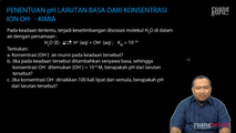 Soal Penentuan pH Larutan Basa dari Konsentrasi OH-