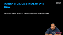 Konsep Stoikiometri Reaksi Asam dan basa