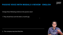 Passive Voice with Modals II Review