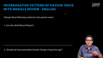 Interrogative Pattern of Passive Voice with Modals Review