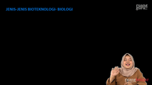 Jenis-Jenis Bioteknologi