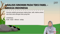 Analisis Sinonim pada Teks Fabel atau Legenda