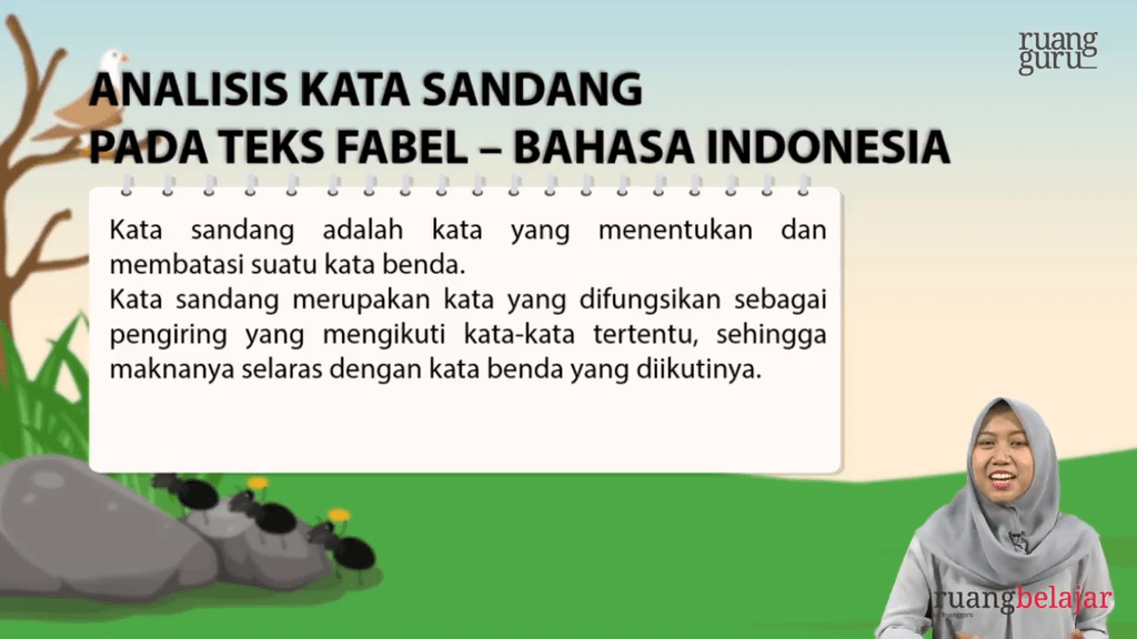 Salah Satu Unsur Kebahasaan Dari Teks Fabel Yaitu