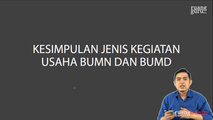 Kesimpulan Jenis Kegiatan Usaha BUMN dan BUMD