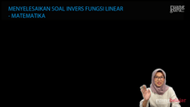 Menyelesaikan Soal Invers Fungsi Linear