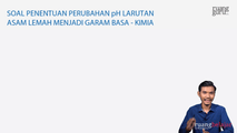 Soal Penentuan Perubahan pH Larutan Asam Lemah menjadi Garam Basa