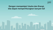 Pendahuluan Usaha dan Energi