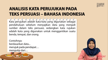 Analisis Kata Perujukan pada Teks Persuasi