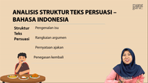 Analisis Struktur Teks Persuasi