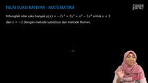 Latihan Soal 1 Suku Banyak (Polinomial)