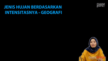 Jenis Hujan Berdasarkan Intensitas