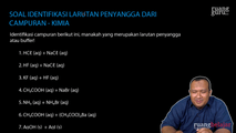 Soal Identifikasi Larutan Penyangga dari Campuran