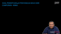 Soal Penentuan pH Penyangga Basa dari Campuran