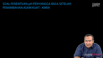 Soal Penentuan pH Penyangga Basa setelah Penambahan Asam Kuat