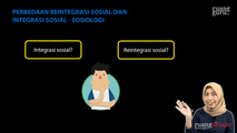 Perbedaan Reintegrasi dan Integrasi Sosial