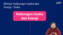 Ikhtisar Hubungan Usaha dan Energi