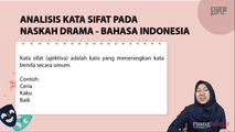 Analisis Kata Sifat pada Naskah Drama