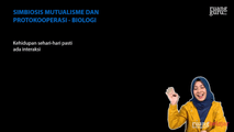 Simbiosis Mutualisme dan Protokooperasi