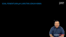Soal Penentuan pH Larutan Jenuh