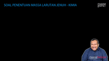 Soal Penentuan Massa Larutan Jenuh