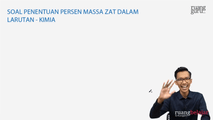 Soal Penentuan Persen Massa Zat dalam Larutan