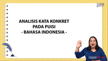 Analisis Kata Konkret pada Puisi